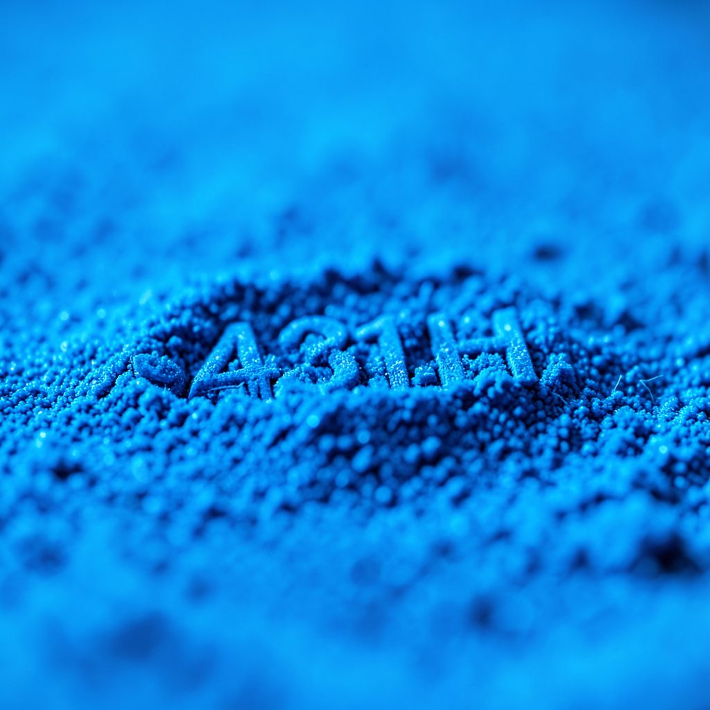 A muted abstract texture of layered dark blue and charcoal surfaces suggesting depth and information flow